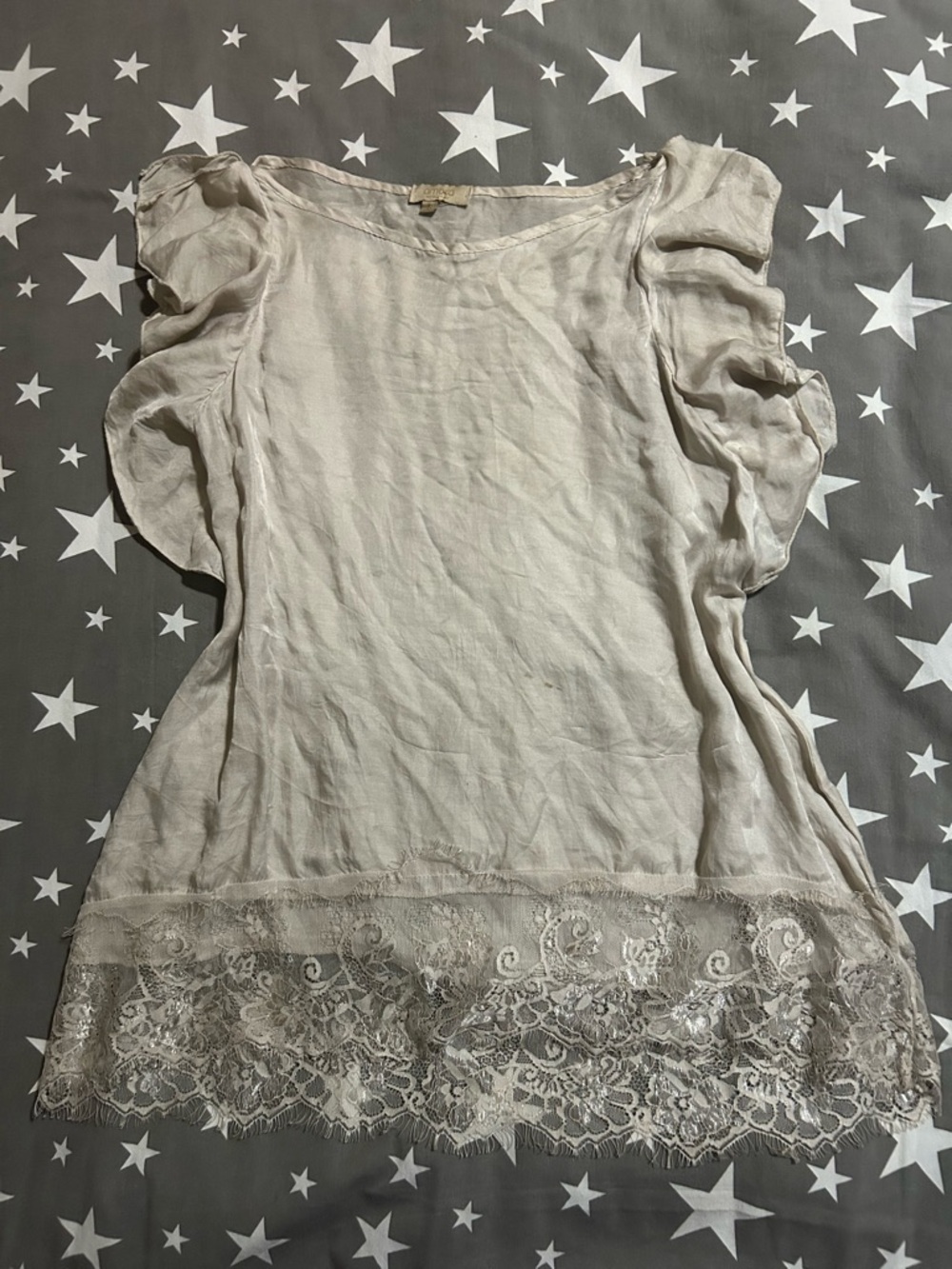 Silk Blend Sleeveless Blouse